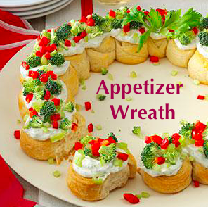 Appetizer wreath